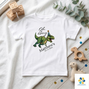 O jongen! Cute Dinosaur Baby Shower