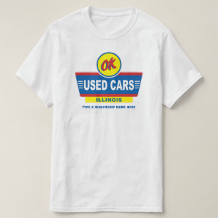 O.K. Gebruikte autobout - u typt een Dealership T-shirt