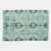 O Kerstbomen (groen) Theedoek (Horizontaal)