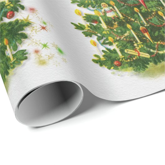 O kerstboom Cadeaupapier (Rol Hoek)