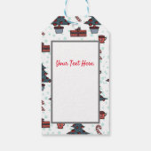 O kerstboomgeschenk Label Cadeaulabel (Achterkant)