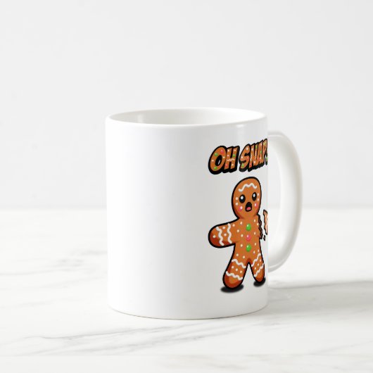 O, knap! Gingerbread Man Koffiemok (Voorkant rechts)