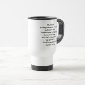 O, koffie reisbeker (Voorkant rechts)
