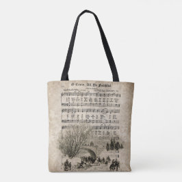 O kom al die trouwe kerstcadeautas uit Vintage Tote Bag