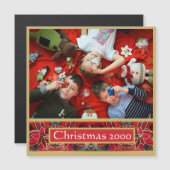 O kom laat ons Kerstmagneet (Voorkant / Achterkant)