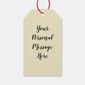 O, kom, laten we hem Labels toejuichen Cadeaulabel (Achterkant)