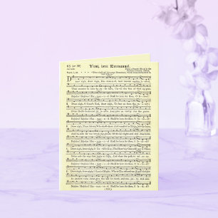 "O Kom, O Kom, Emmanuel" Advent Wenskaart Kaart