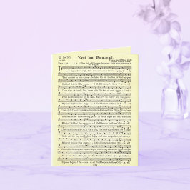 "O Kom, O Kom, Emmanuel" Advent Wenskaart Kaart