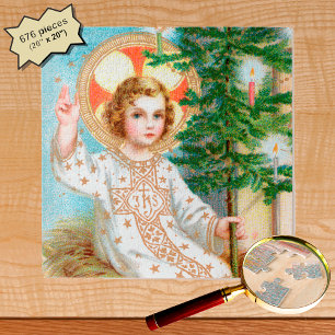 O kom, o kom, Emmanuel (detail) Advent Legpuzzel