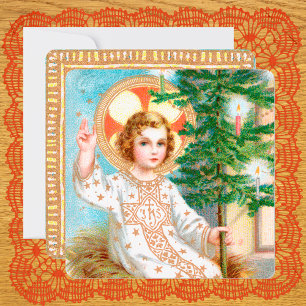 O kom, o kom, Emmanuel (detail) Vierkant Advent Kaart