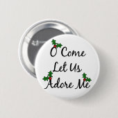 O kom ons aankleden ronde button 5,7 cm (Voorkant /achterkant)