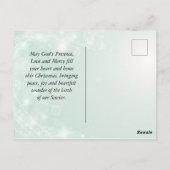 O, laten we hem drie Mannen kerst met drie ogen be Briefkaart (Achterkant)