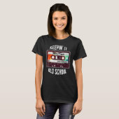 O LD Schoolh IP Ho P 80s 90s Mixtape Graphic T-shirt (Voorkant volledig)