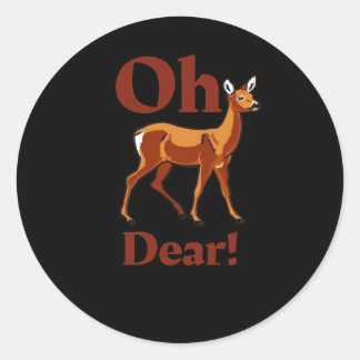 O lieve trendy schone design ronde sticker
