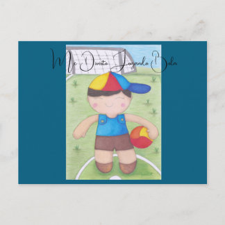 O Menino de Boné e a Bola Briefkaart