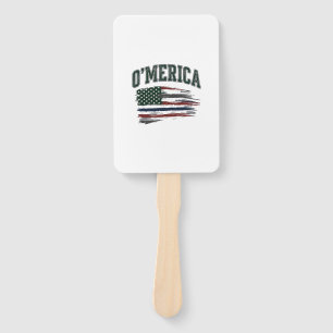 O’Merica Vintage Geschaafde Vlag Overhemd Ontwerp_ Handwaaier