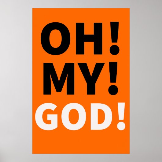 O mijn God 9! Poster (Voorkant)