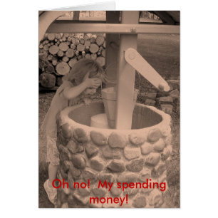 O nee! Mijn geld uitgeven!