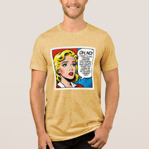O nee vrouw Uniseks - Tri-Blend Shirt