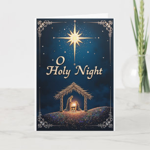 Ô Nuit Sainte Carte de Naissance