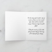 Ô Nuit Sainte Carte de Naissance (Intérieur)