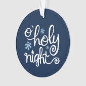 Ô Nuit Sainte chrétienne moderne Noël religieux (devant)