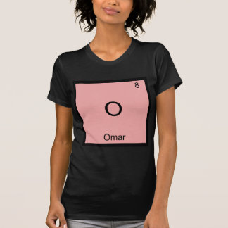 O - Omar Grappig Chemie Element Symbool T-Shirt