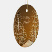 O Ornement de Noël ovale de la Saint-Nuit (Droite)