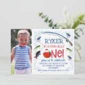 O-poisson-allié une invitation d'anniversaire (Debout devant)