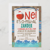O poisson allié une invitation fête d'anniversaire (Devant)