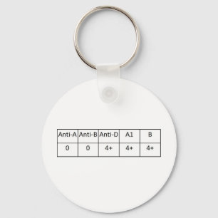 O positief sleutelhanger