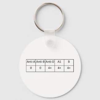 O positief sleutelhanger