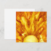 O Rijzende zon Feestdagenkaart (Voorkant / Achterkant)