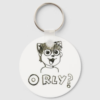 O RLY? Button Sleutelhanger