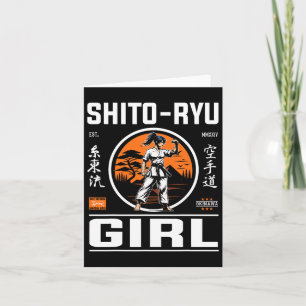 O Ryu Girl precisie en stijl in karate design! Kaart