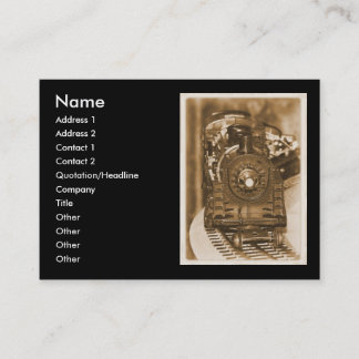 O Schaal Lionel Model Train Visitekaartje