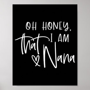 O schat ik ben die oma moederdag  poster
