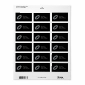 O Script Faux-"Diamond Bling" Etiket (Full Sheet)