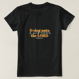O Sing Onto de HEER christen T-shirt