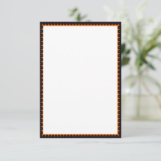 o Solids Blanco uitnodiging Sjabloon (Staand voorkant)