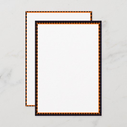 o Solids Blanco uitnodiging Sjabloon (Voorkant / Achterkant)