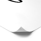 O soy-le-mio Grappig zingen Sojasaus Pun Poster (Hoek)