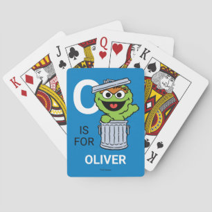 O staat voor Oscar de Grouch   Speelkaarten