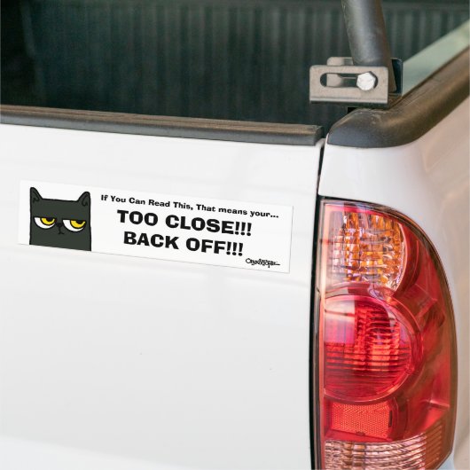 O&T Back-up Bumpersticker (Op Truck)