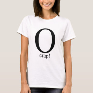 O T-shirt met troep