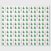 O Tannenbaum Kerstboom Gift Wrap Cadeaupapier (Vlak)