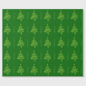 O Tannenbaum-kerstboompatroonverlooppapier Cadeaupapier (Vlak)