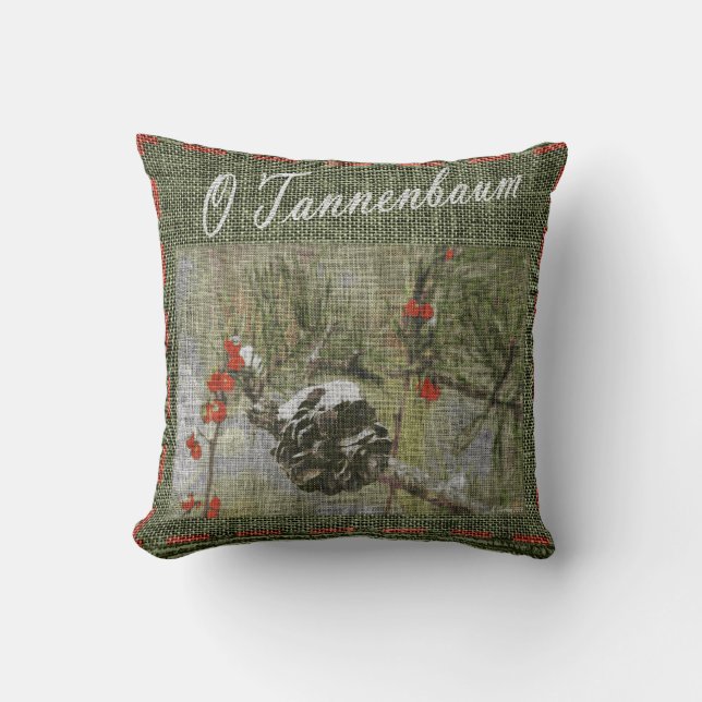 O Tannenbaum Kussen (Voorkant)