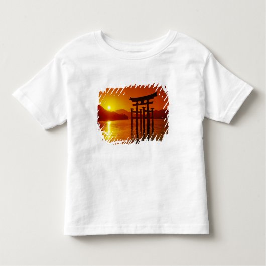 O-Torii Gate, Itsukushima shrine, Miyajima Kinder Shirts (Voorkant)