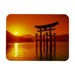 O-Torii poort, Itsukushima heiligdom, Miyajima, Magneet